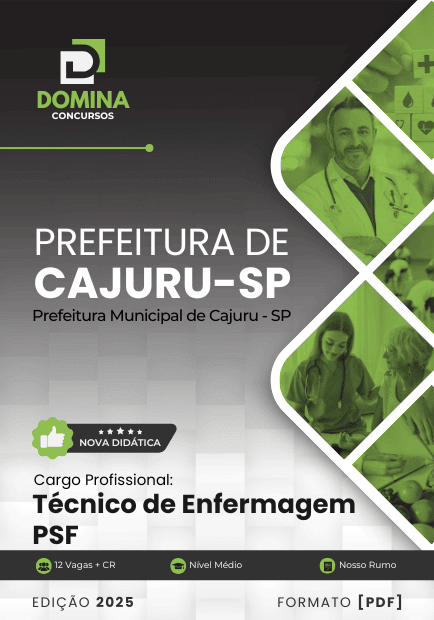 Concurso Prefeitura de Cajuru - SP 2025
