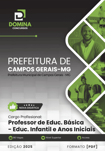 Concurso Prefeitura de Campos Gerais - MG 2025