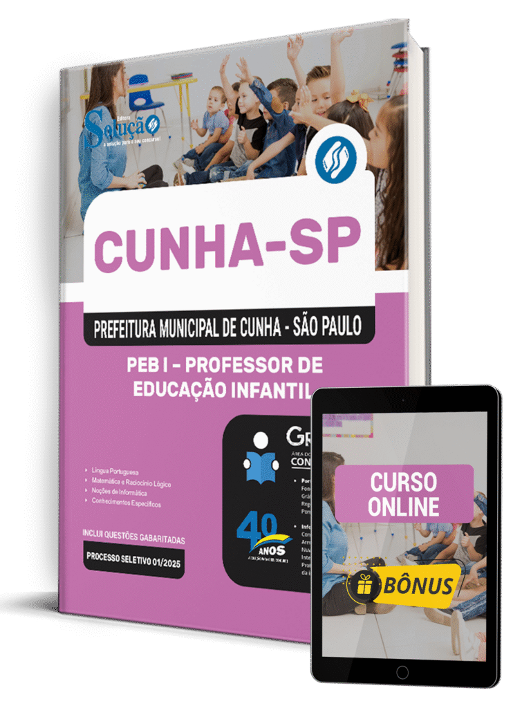 Concurso Prefeitura de Cunha - SP 2025