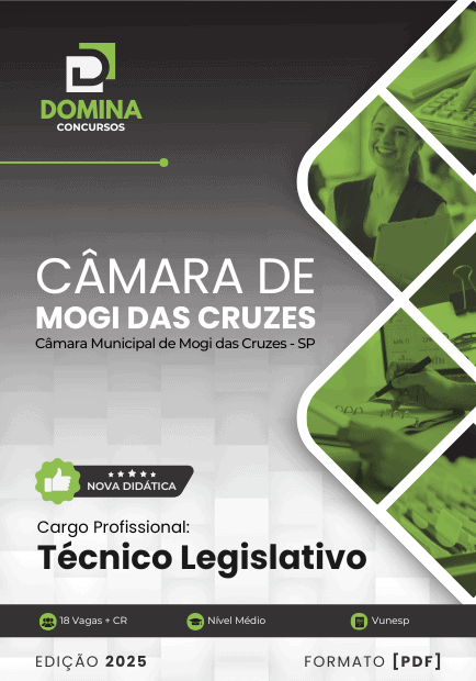 Concurso Câmara de Mogi das Cruzes - SP 2025