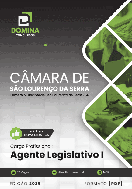 Concurso Câmara de São Lourenço da Serra - SP 2025