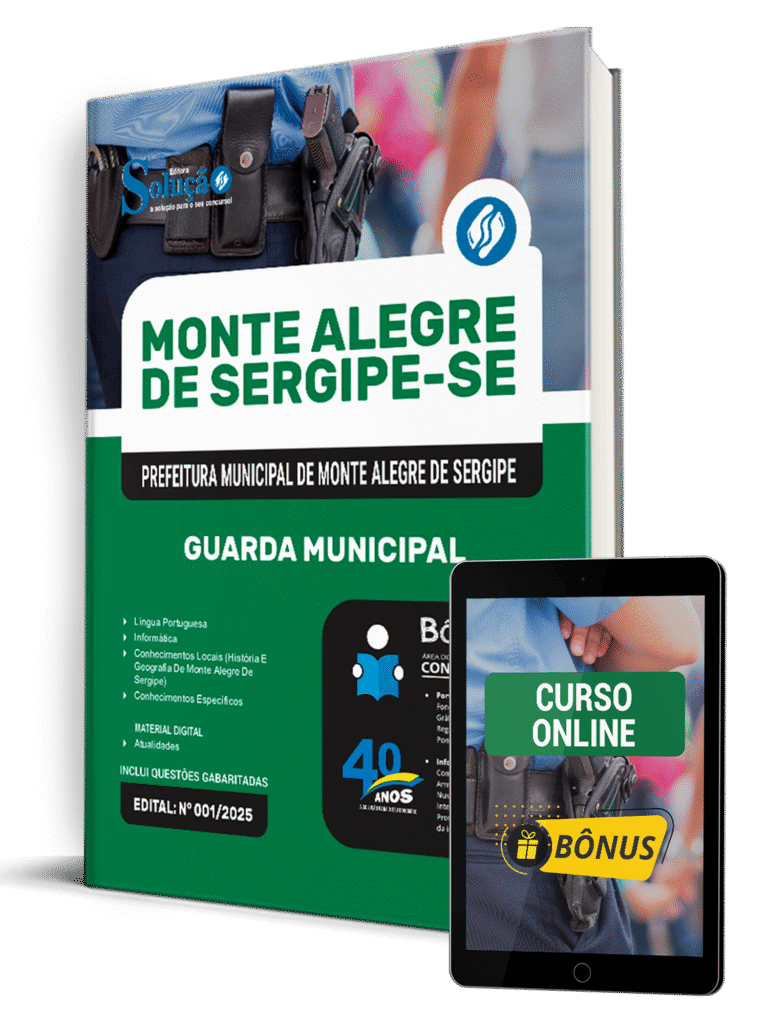 Concurso Prefeitura de Monte Alegre Sergipe - SE 2025