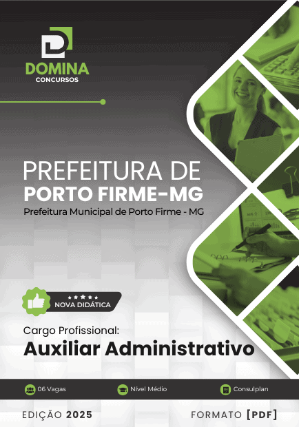 Concurso Prefeitura de Porto Firme - MG 2025