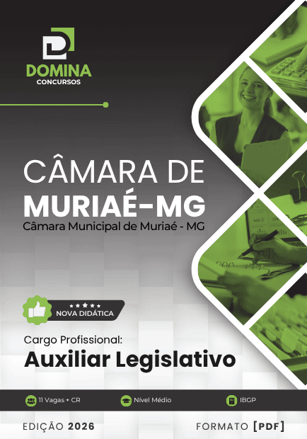 Concurso Câmara de Muriaé - MG 2026