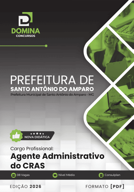 Concurso Prefeitura de Santo Antônio do Amparo - MG 2026