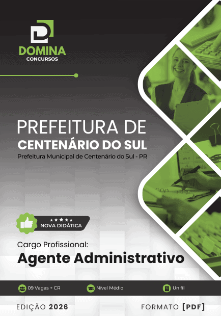 Concurso Prefeitura de Centenário do Sul - PR 2026
