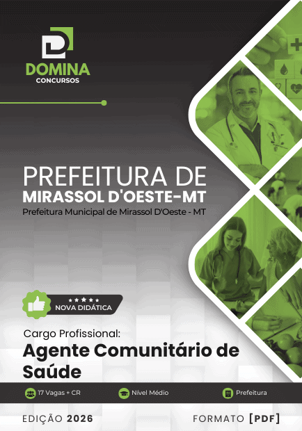 Concurso Prefeitura de Mirassol D'oeste MT 2026