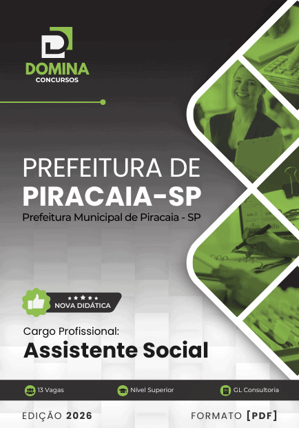 Concurso Prefeitura de Piracaia - SP 2026