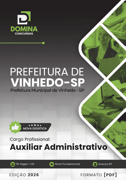 Concurso Prefeitura de Vinhedo - SP 2026