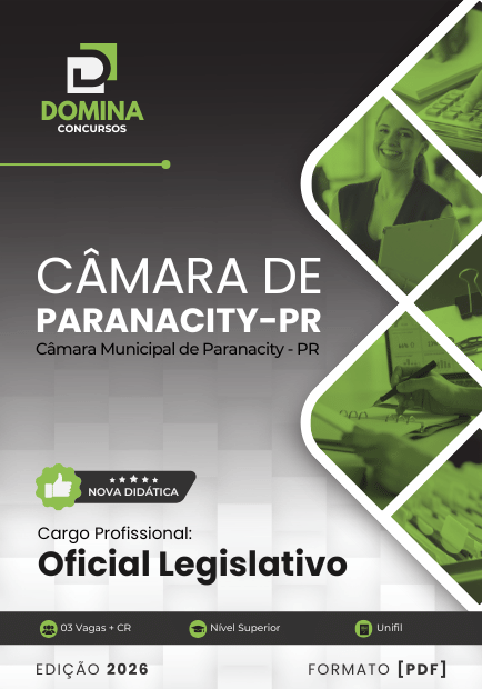 Concurso Câmara de Paranacity - PR 2026