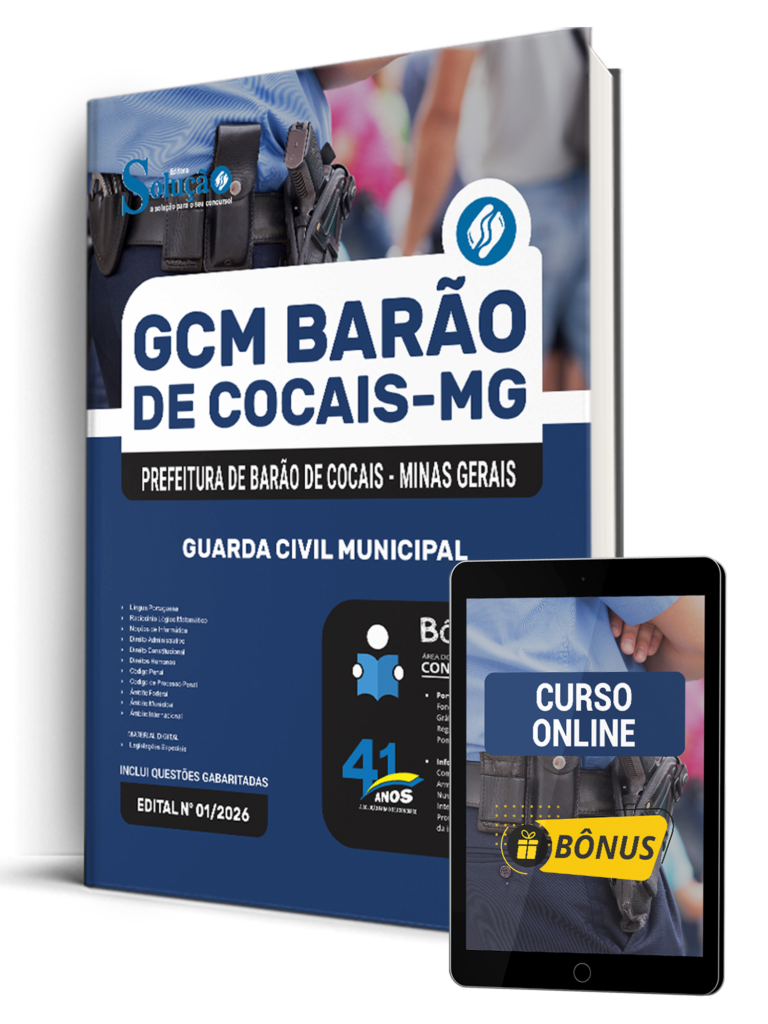 Concurso GCM Barão de Cocais - MG 2026