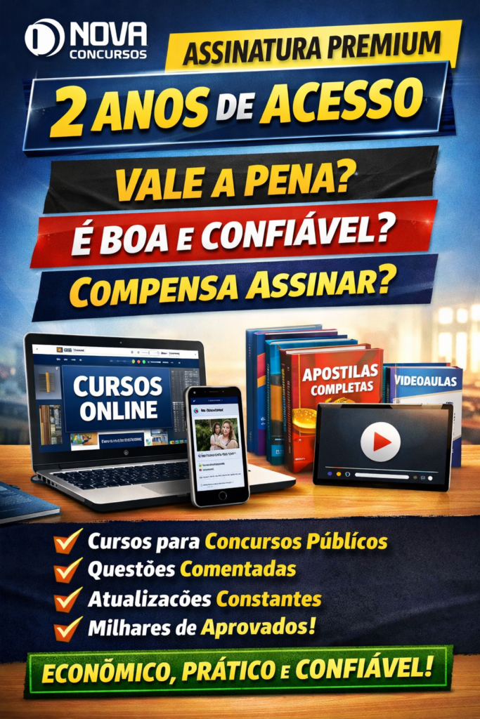 Assinatura Premium Nova Concursos