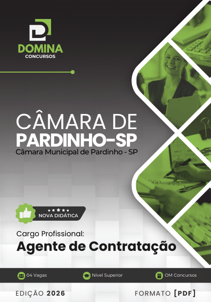 Concurso Câmara de Pardinho - SP 2026