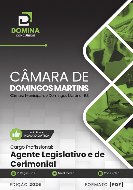 Concurso Câmara de Domingos Martins - ES 2026