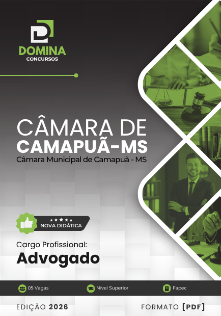 Concurso Câmara de Camapuã - MS 2026