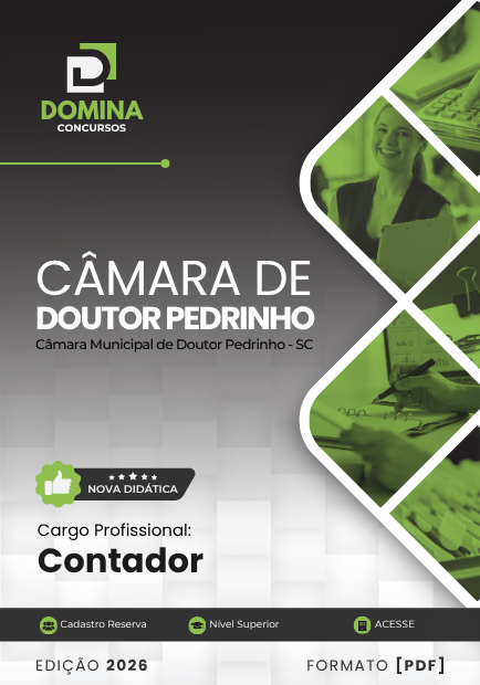 Concurso Câmara de Doutor Pedrinho - SC 2026