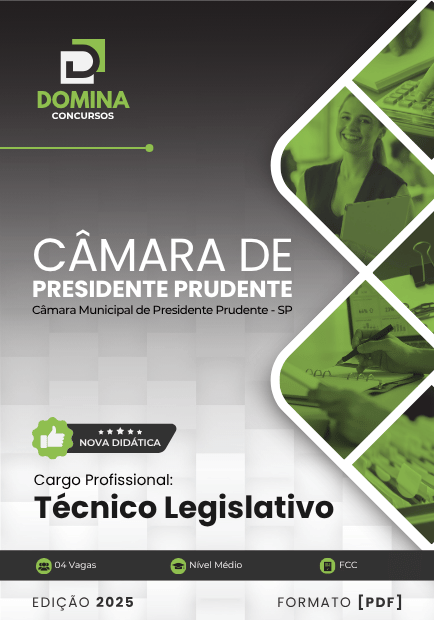 Concurso Câmara de Presidente Prudente - SP 2026