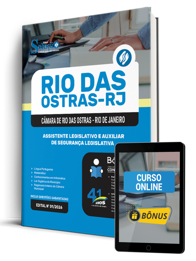 Concurso Câmara do Rio das Ostras - RJ 2026
