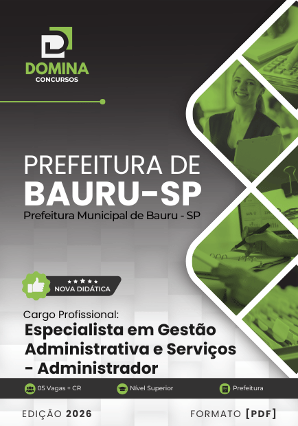 Concurso Prefeitura de Bauru - SP 2026