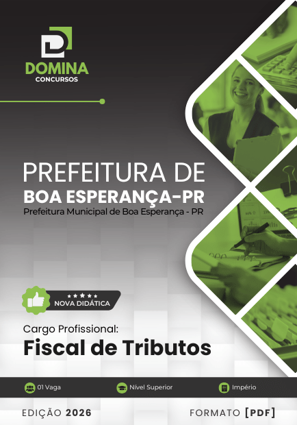 Concurso Prefeitura de Boa Esperança - PR 2026