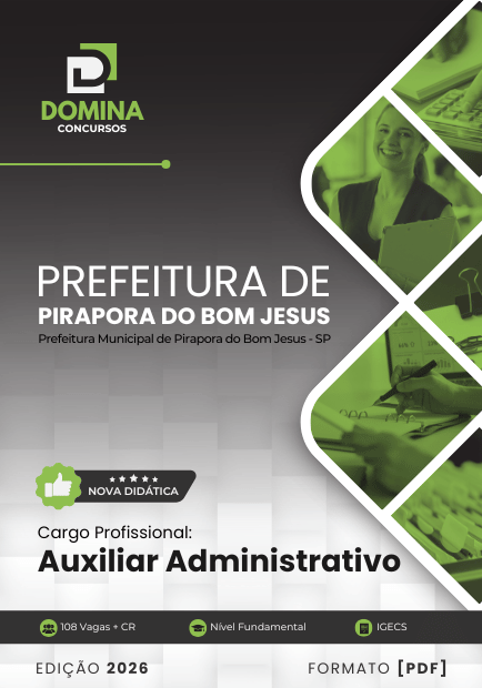Concurso Prefeitura de Pirapora do Bom Jesus - SP 2026