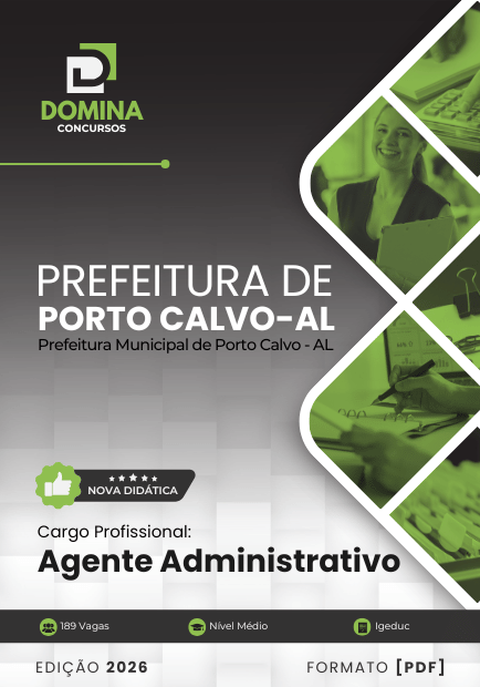 Concurso Prefeitura de Porto Calvo - AL 2026
