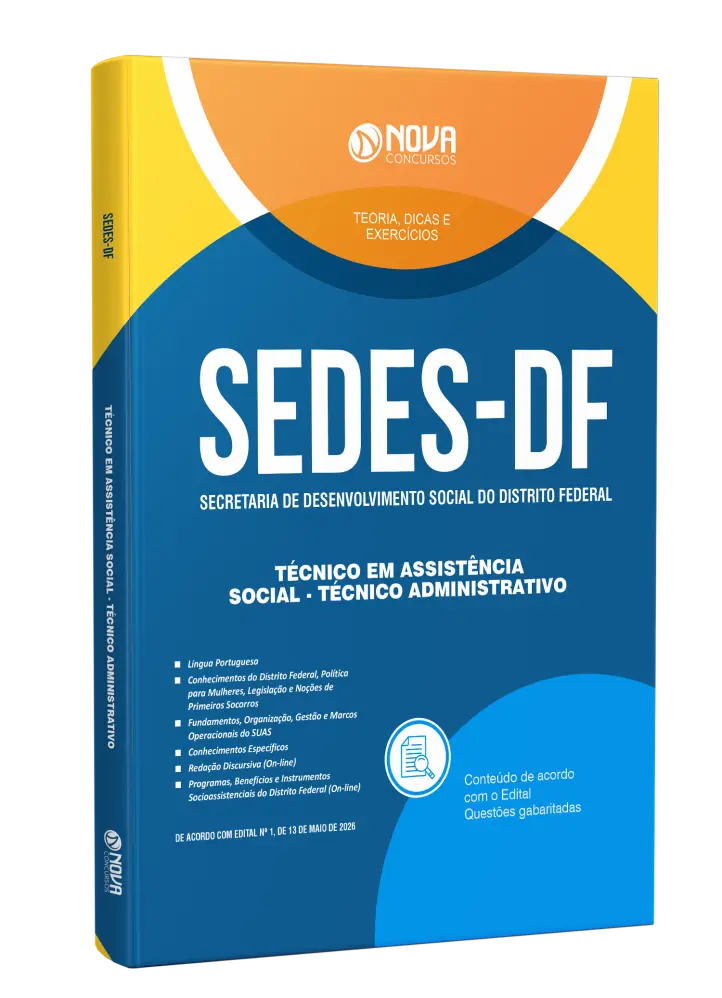 Concurso SEDES - DF 2026