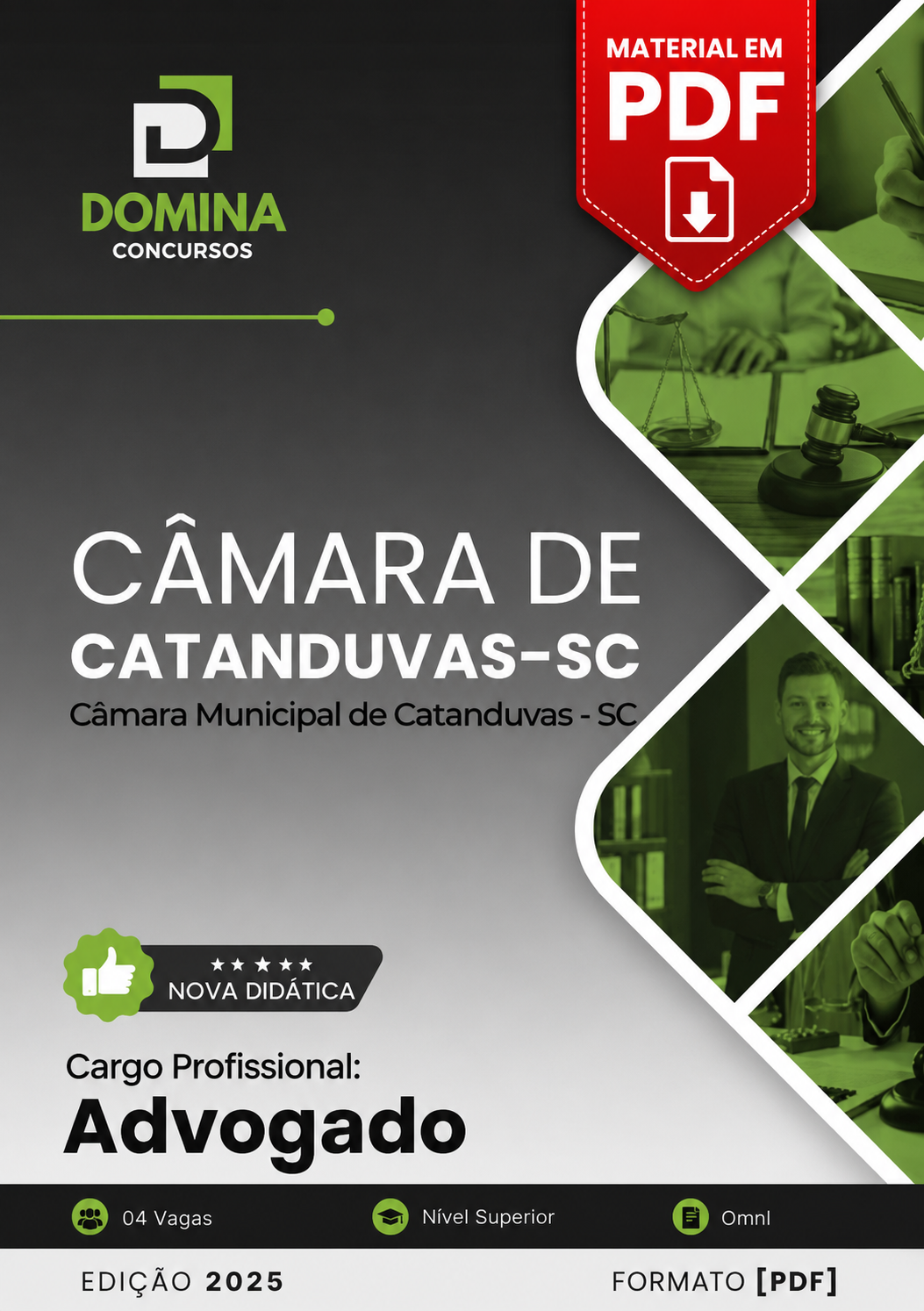 Apostila Advogado Câmara de Catanduvas SC 2026 PDF