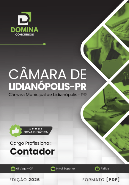 Concurso Câmara de Lidianópolis - PR 2026