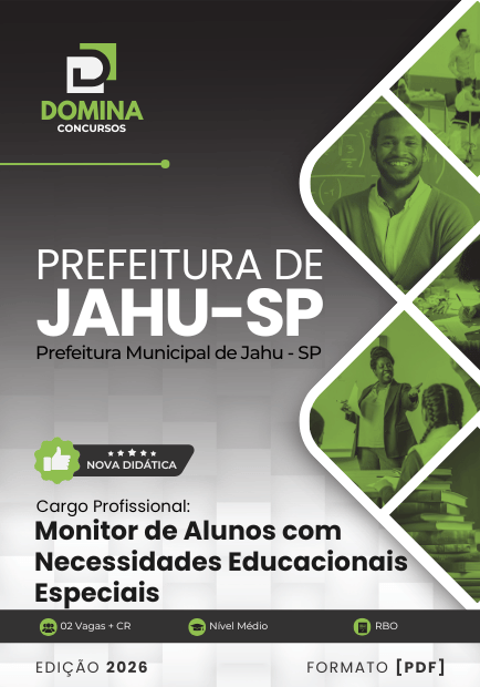 Apostila Monitor de Alunos Especiais Prefeitura de Jahu SP 2026