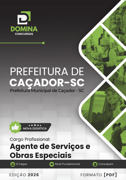 Concurso Prefeitura de Caçador - SC 2026