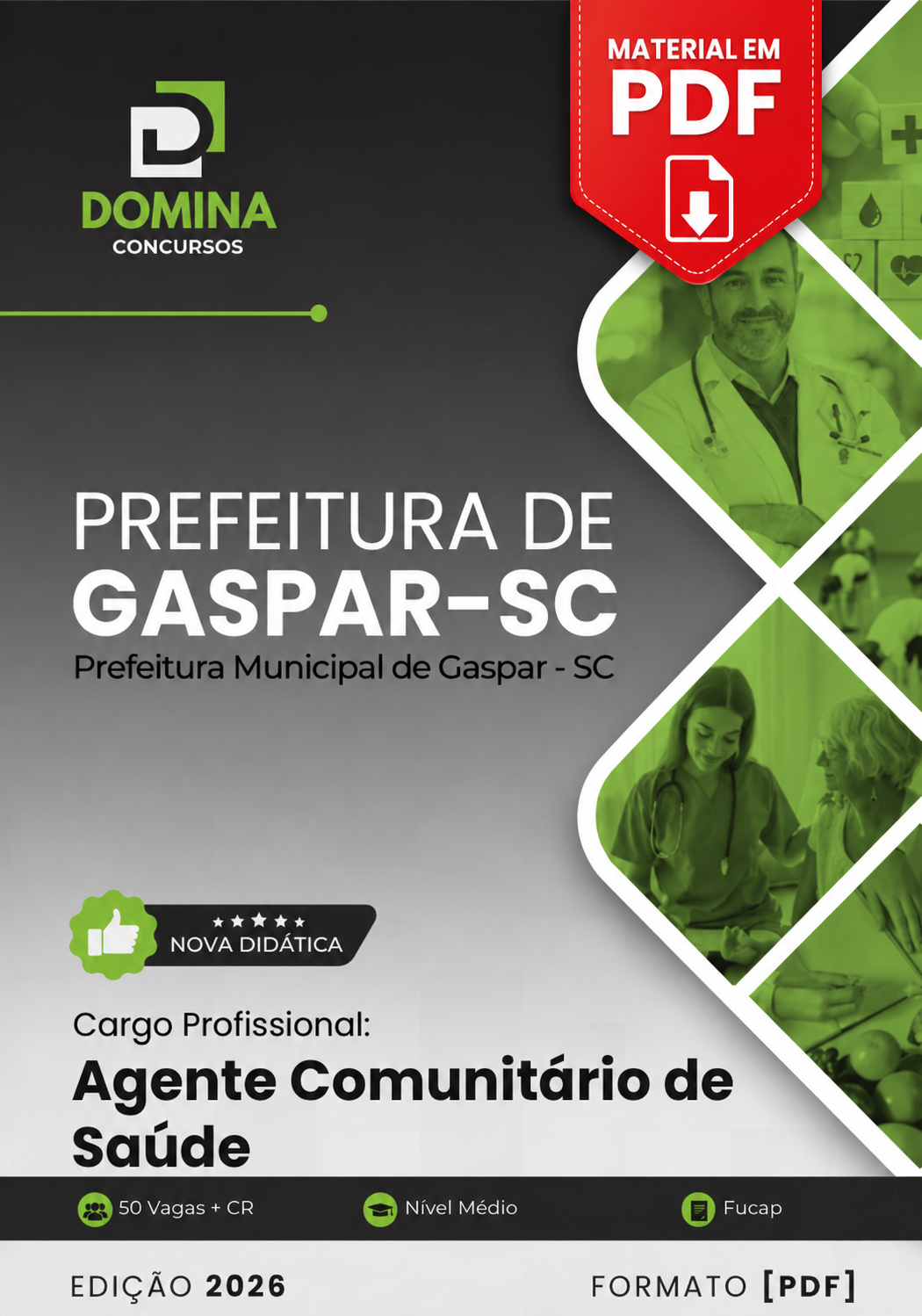 Apostila Agente Comunitário de Saúde Gaspar SC 2026 PDF