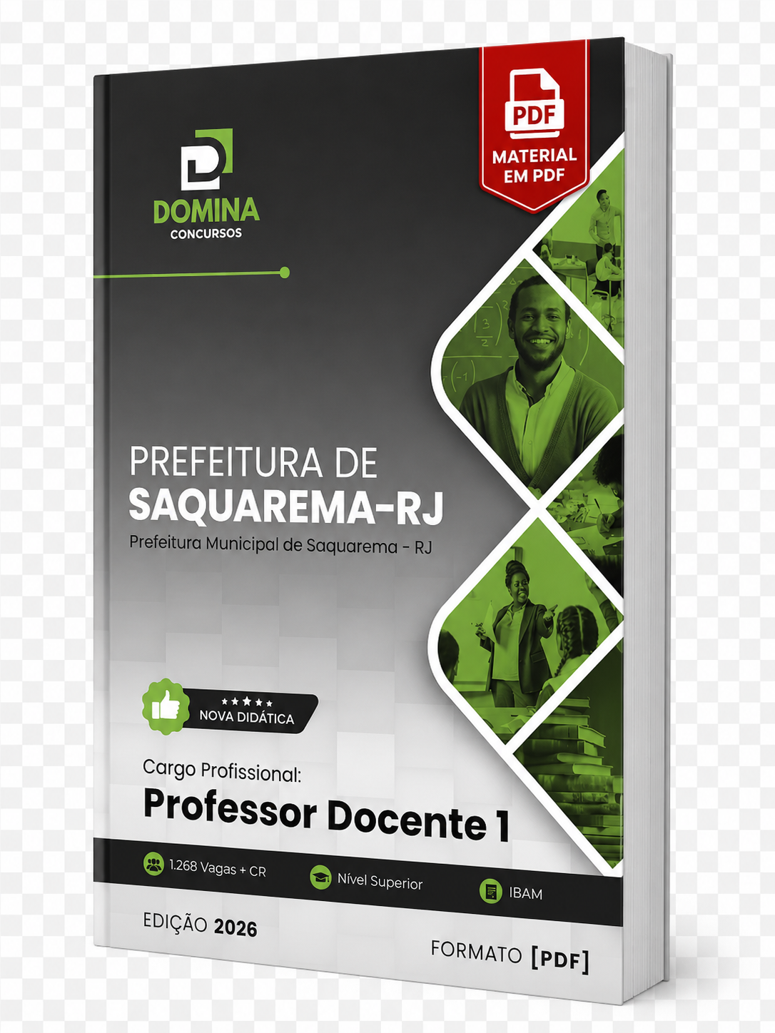 Apostila Domina Concursos Professor Docente Saquarema RJ 2026