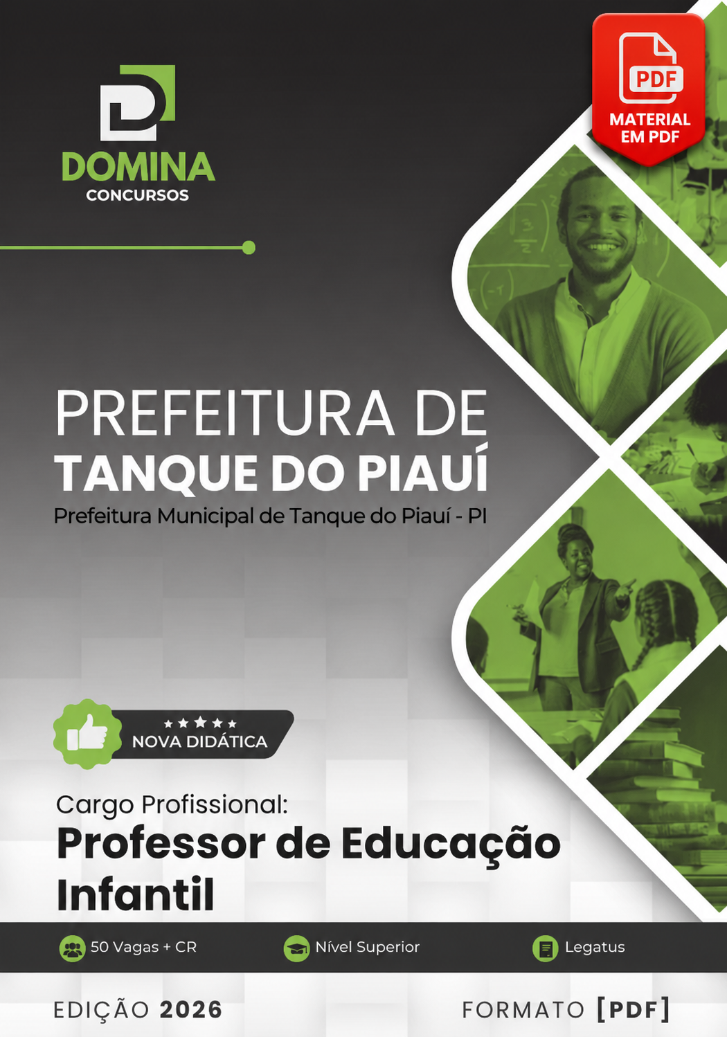 Apostila Professor de Educação Infantil Prefeitura Tanque do Piauí PI 2026 PDF