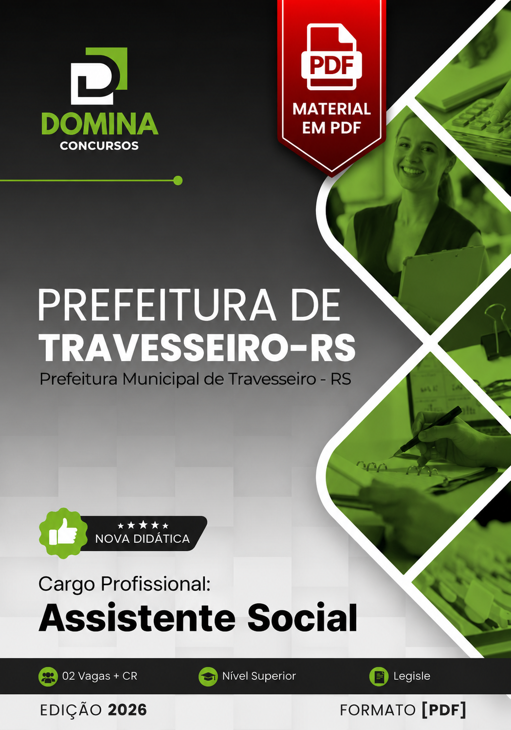 Apostila Assistente Social Prefeitura Travesseiro RS 2026 PDF