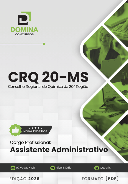 Apostila Assistente Administrativo - CRQ 20 MS 2026