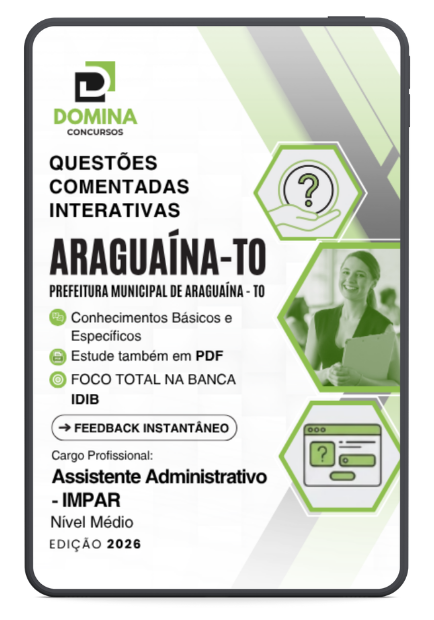 Capa Apostila 700 Questões Comentadas Assistente Administrativo Araguaína TO
