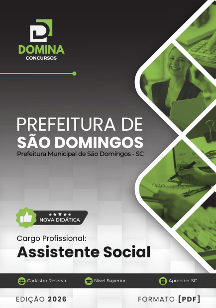 Capa Apostila Assistente Social São Domingos SC