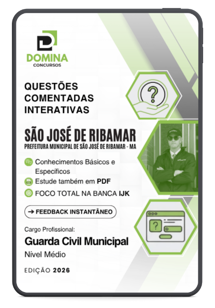 Capa Apostila 750 Questões Comentadas Guarda Civil Municipal São José de Ribamar MA