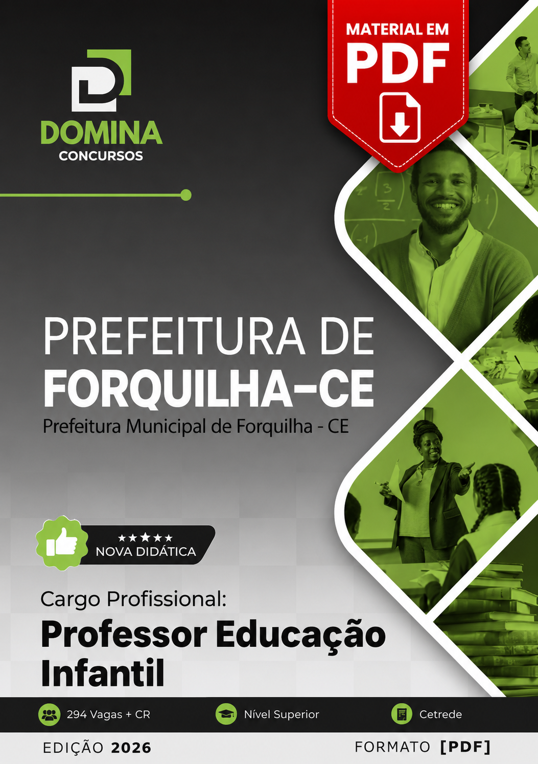 Apostila Professor de Educação Infantil Forquilha CE 2026 em PDF