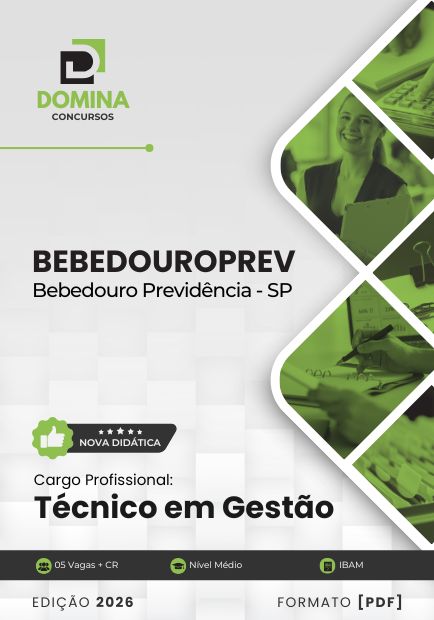 Apostila Concurso Técnico em Gestão BebedouroPrev SP 2026