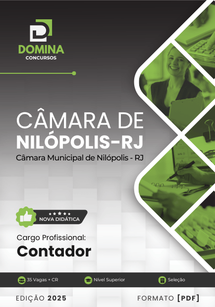 Apostila Contador Câmara Nilópolis RJ 2026