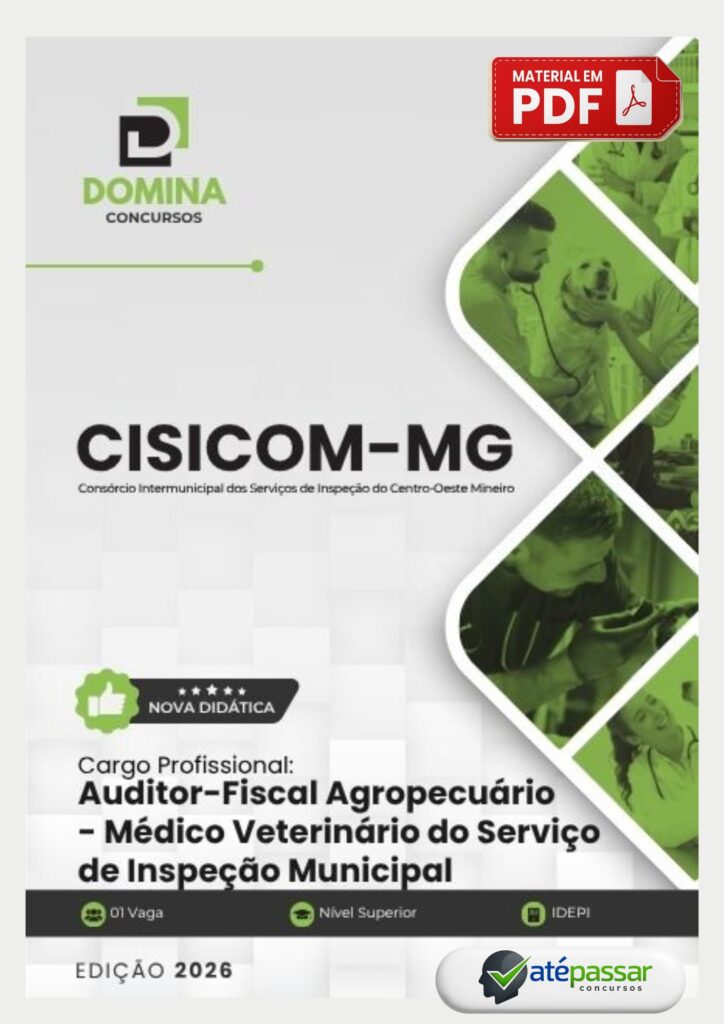 Apostila para o cargo de Assistente Legislativo do Concurso da CISICOM - MG 2026
