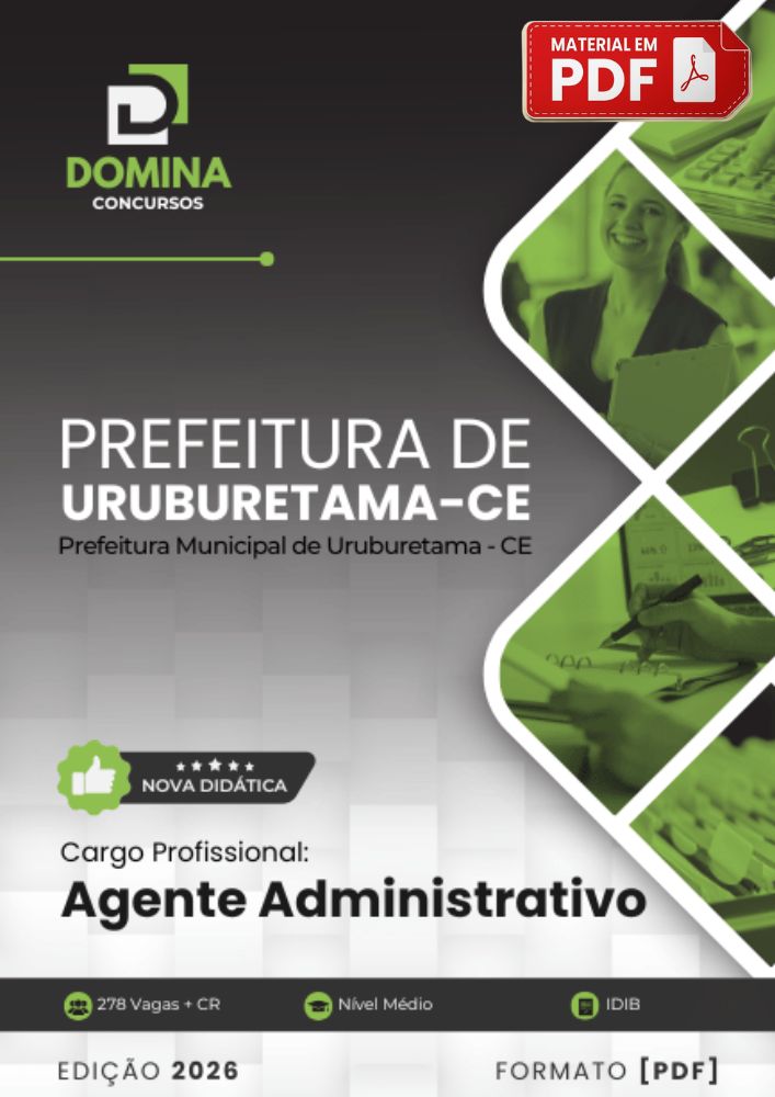 Apostila Agente Administrativo Uruburetama CE IDIB 2026 PDF
