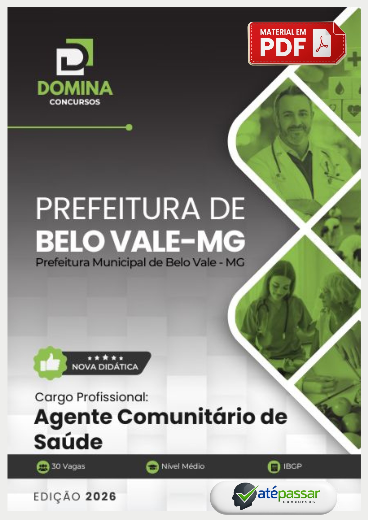 Apostila Agente Comunitário de Saúde Belo Vale MG IBGP 2026 PDF