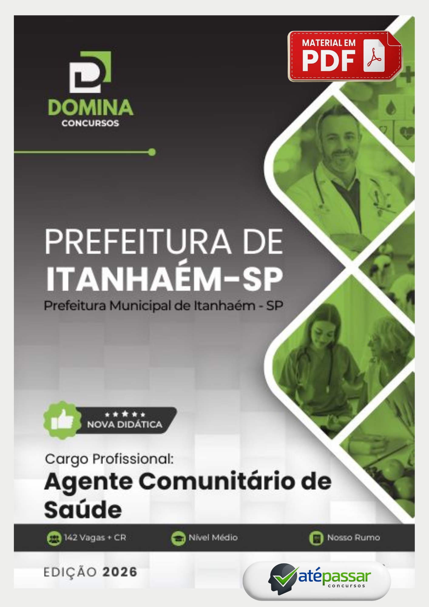 Apostila Concurso Agente Comunitário de Saúde Prefeitura de Itanhaém SP Nosso Rumo 2026