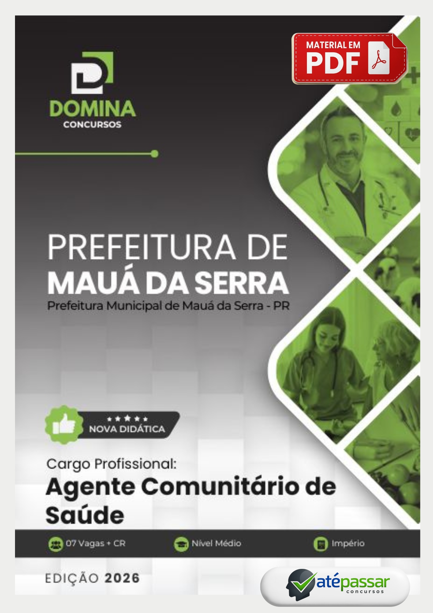 Apostila Agente Comunitário de Saúde Mauá da Serra PR Império 2026 PDF