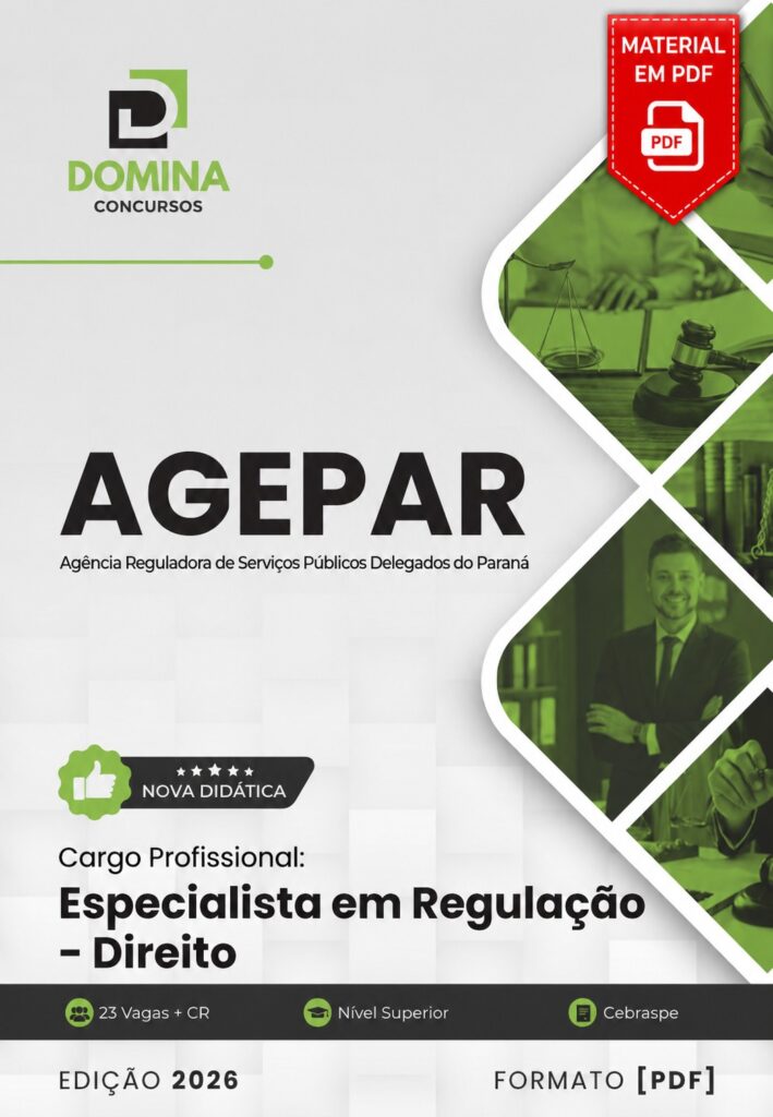 Apostila Concurso AGEPAR 2026 - Especialista em Regulação Direito - PDF Download