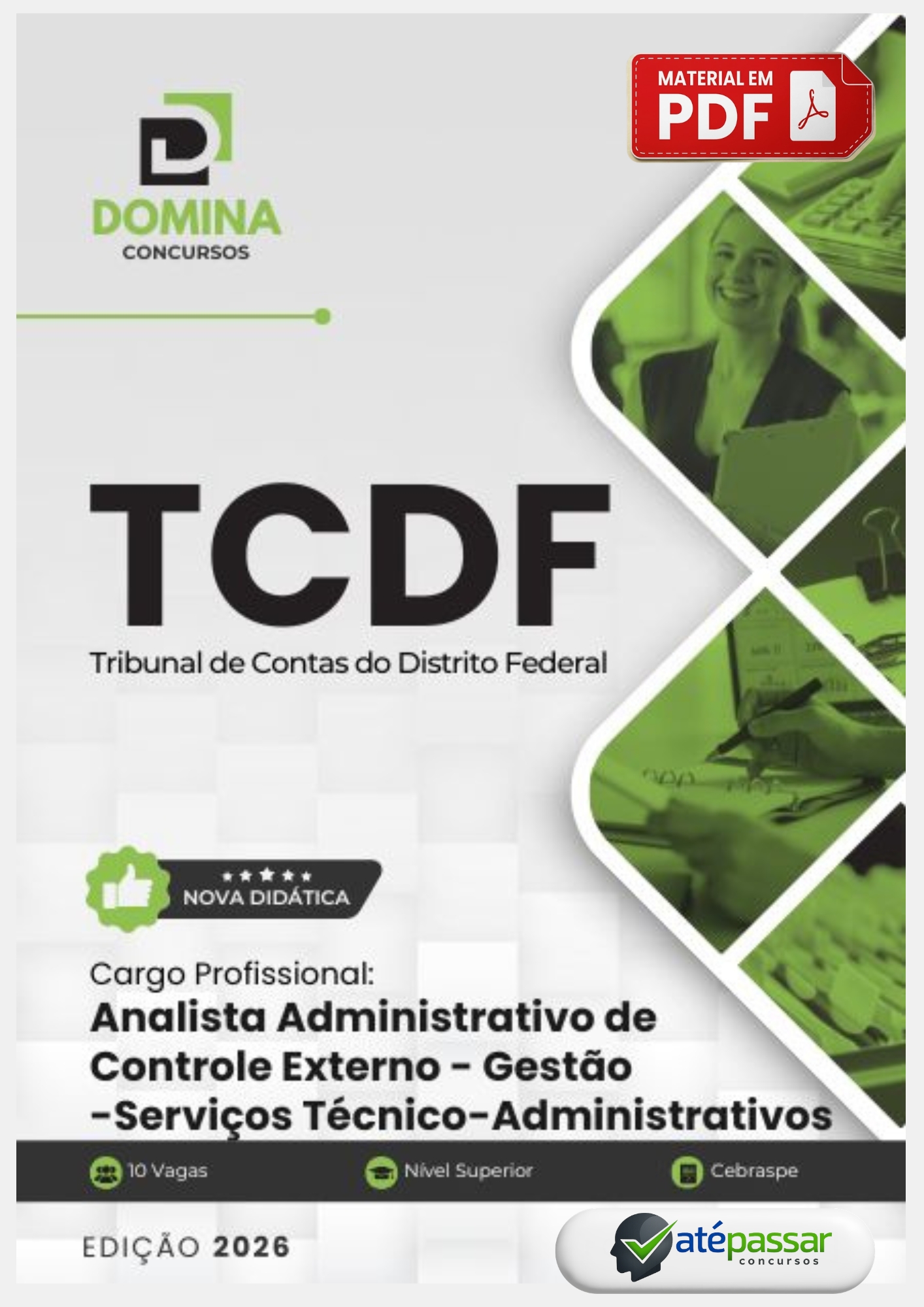 Apostila Analista Administrativo Controle Externo TCDF Cebraspe 2026 PDF