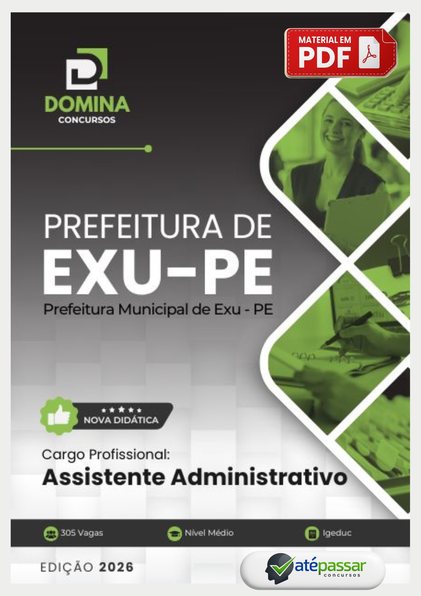 Apostila Concurso Assistente Administrativo Prefeitura de Exu PE IGEDUC 2026